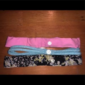 3 lulu headbands